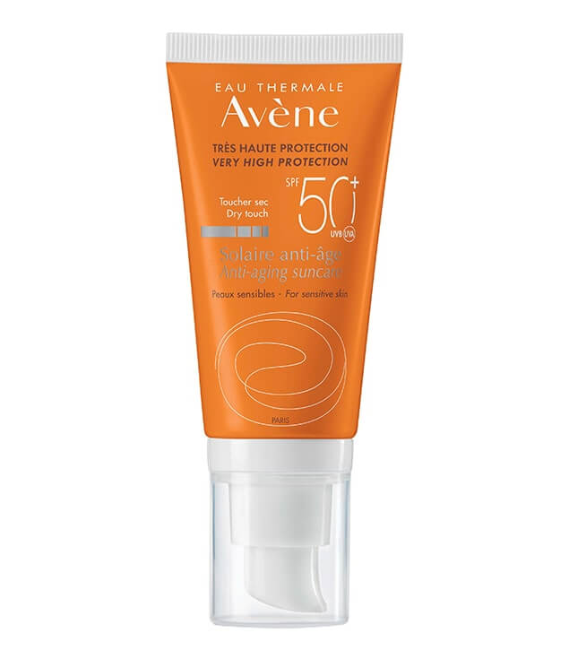 AVÈNE | SOLAIRE ANTI-ÂGE ANTI-AGING SUNCARE VERY HIGH PROTECTION DRY TOUCH SPF50+